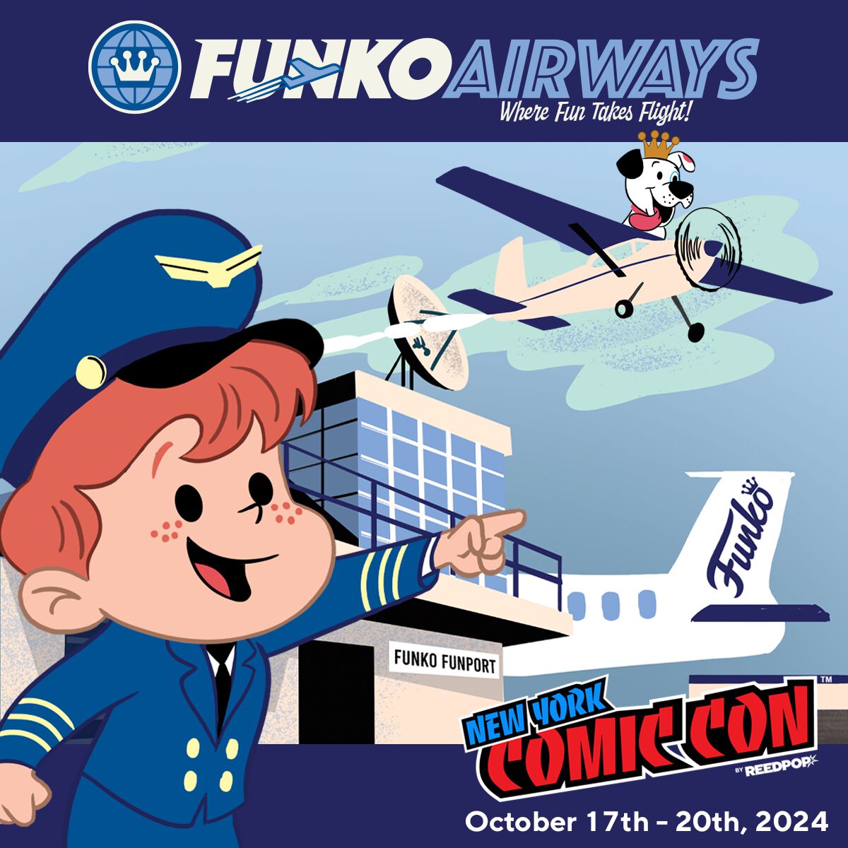 Pack Your Bags! Funko Airways Takes off For New York Comic-Con 2024 